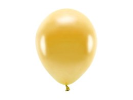 Partydeco Balon gumowy Partydeco Metalizowane Eco Balloons złoty 260mm (ECO26M-019)