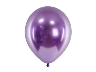 Partydeco Balon gumowy Partydeco Metalizowane Glossy fioletowy 300mm (CHB1-014-50)