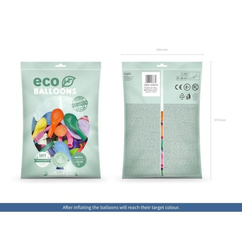 Partydeco Balon gumowy Partydeco Pastel Eco Balloons mix 260mm (ECO26P-000)