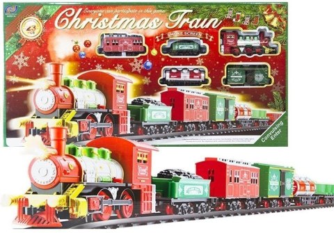 Lean Kolejka Lean christmas train na baterie 430cm (1371)