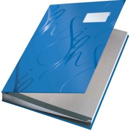 Leitz Teczka do podpisu KSIĄŻKA NA DOKUMENTY DO PODPISU A4+ niebieska 18k. karton Leitz (57450035)