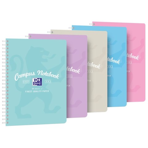 Oxford Notes Oxford Campus Pastel B5+ 80k. krata (400160107)