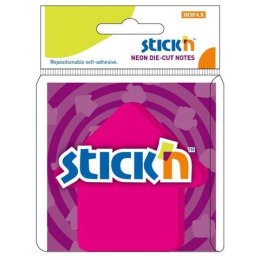 Stick'n Notes samoprzylepny Stick'n serce różowy 50k [mm:] 70x70 (21181)