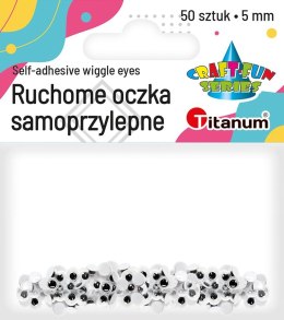 Titanum Oczy samoprzylepne Titanum Craft-Fun Series ruchome 5mm