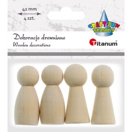 Titanum Ozdoba drewniana Titanum Craft-Fun Series figurki/pionki (178258X)