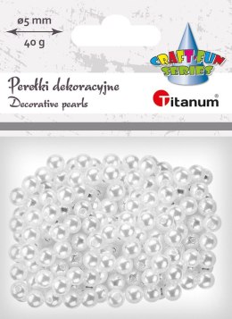Titanum Perełki Titanum Craft-Fun Series 5mm białe (X107)