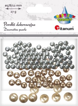 Titanum Perełki Titanum Craft-Fun Series srebrne, miedziane, kość słoniowa mix (5047)
