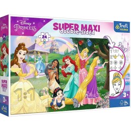 Trefl Puzzle Trefl Disney Princess Super maxi Wesołe Księżniczki 24 el. (41008)