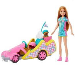 Barbie Lalka Barbie Gokart Stacie pojazd filmowy (HRM08)