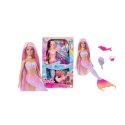 Barbie Lalka Malibu Syrenka Zmiana koloru [mm:] 290 Barbie (HRP96)