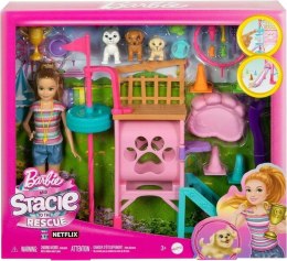Barbie Lalka Stacie plac zabaw piesków Barbie (HRM10)