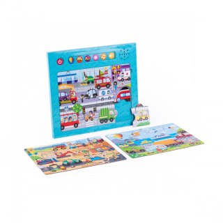 Discovery Puzzle Discovery DZWIĘKI WOKÓŁ NAS POJAZDY (DG82719)