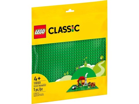 Lego Klocki konstrukcyjne Lego Classic Zielona płytka konstrukcyjna (11023)