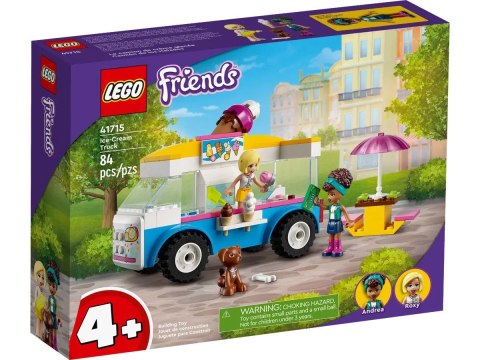 Lego Klocki konstrukcyjne Lego Friends Furgonetka z lodami (41715)