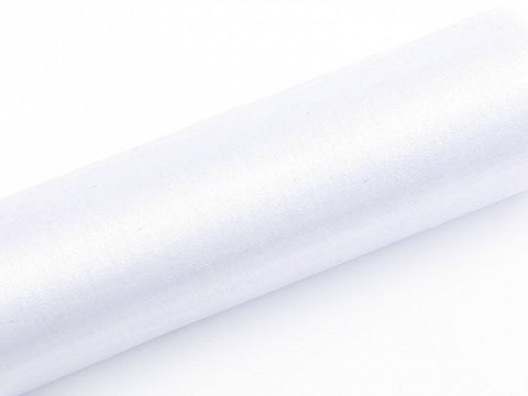 Partydeco Organza Partydeco Gładka, biały, 0,16 x 9m 150mm biała 9m (ORP16-008)