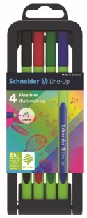 Schneider Cienkopis Schneider Line-Up, mix 0,4mm 4kol. (SR191094)