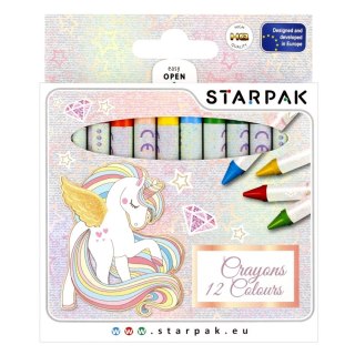 Starpak Kredki ołówkowe Starpak Unicorn 12 kol. (490949)