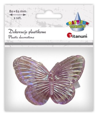 Titanum Dekoracja Titanum Craft-Fun Series Motyle plastikowe (2324034)