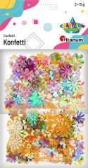 Titanum Konfetti Craft-Fun Series mix wiosenny tonacja żółta Titanum (2324001)