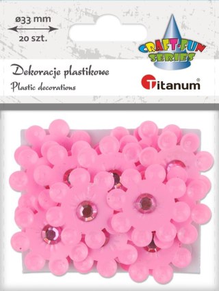 Titanum Kwiaty Titanum Craft-Fun Series samoprzylepne (2324043-pink)