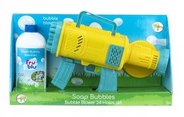 Tm Toys Bańki mydlane Fru Blu Mega blaster do baniek 24 otwory + płyn 0,4 l Tm Toys (DKF0162)