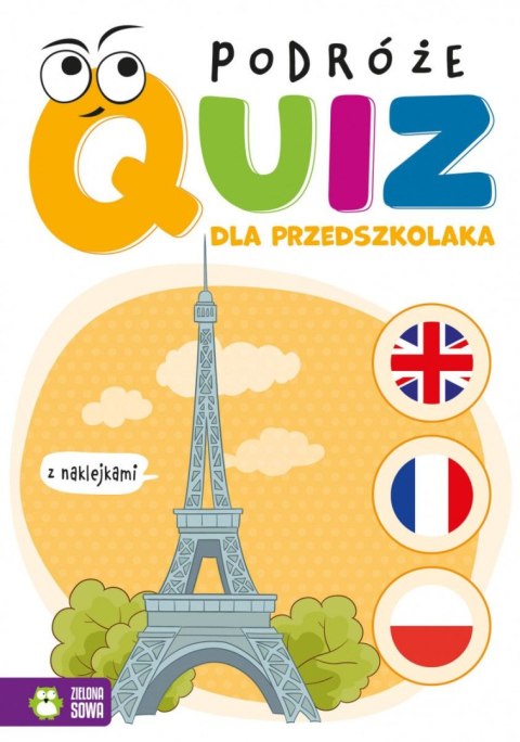 Zielona Sowa Książeczka edukacyjna Zielona Sowa Quiz dla przedszkolaka. Przyroda