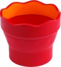 Faber Castell Pojemnik na wodę Faber Castell Clik&Go czerwony (181517 FC)