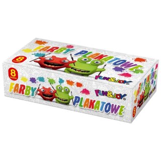 Fun&Joy Farby plakatowe Fun&Joy kolor: mix 20ml 8 kolor. (FJ-008)