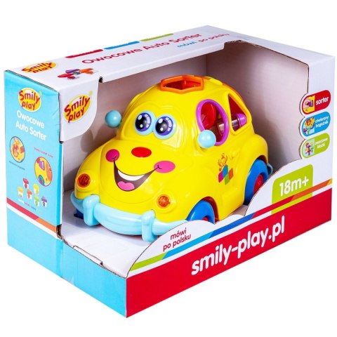 Smily Play Sorter Smily Play Zabawne auto z muzyką i światłem (SP83668)