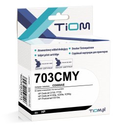 Tiom Tusz (cartridge) alternatywny Hp Dj 730/735 703 Cd888ae Tiom (Ti-H703COL)