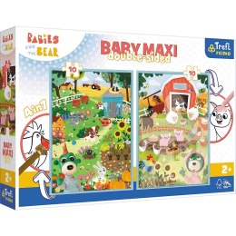 Trefl Puzzle Trefl Baby MAXI 2x10 Bobaski i Miś (43000)