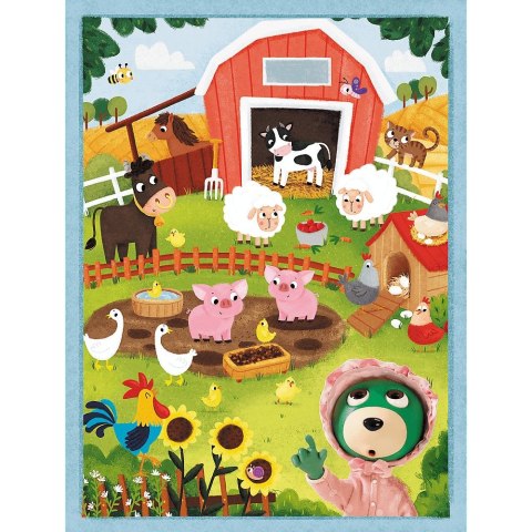 Trefl Puzzle Trefl Baby MAXI 2x10 Bobaski i Miś (43000)