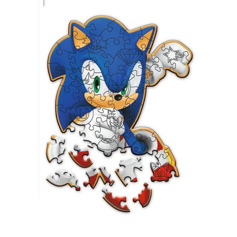 Trefl Puzzle Trefl Sonic Drewniane Sprytny Sonic (20203)