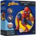 Trefl Puzzle Trefl Spiderman Drewniane Moc 50 el. (20204)