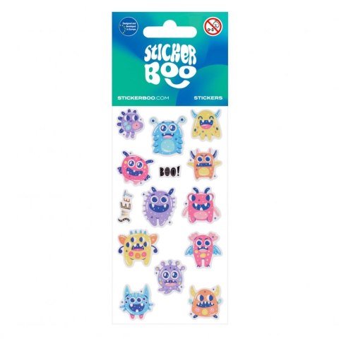 Sticker Boo Naklejka (nalepka) Sticker Boo Potworki (534607)