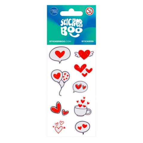 Sticker Boo Naklejka (nalepka) Sticker Boo Serca (534613)