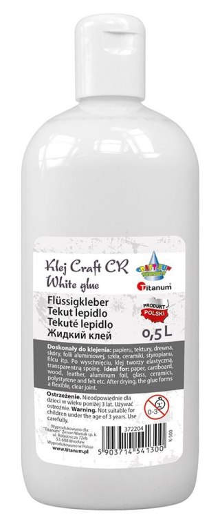 Titanum Klej w płynie Titanum Craft-Fun Series Craft CR 500ml (K-500)