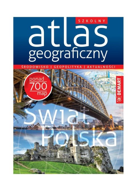 Demart Książeczka edukacyjna Demart geograficzny Atlas