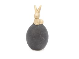 One Dollar Ozdoba wielkanocna królik na jajku ceramiczny 13,5cm One Dollar (358867)