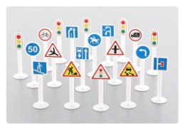 Polesie Zabawka edukacyjna zestaw znaków drogowych 20 elementów Polesie (64202)