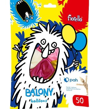 Fiorello Balon gumowy Fiorello metal mix 12cal (170-2636)