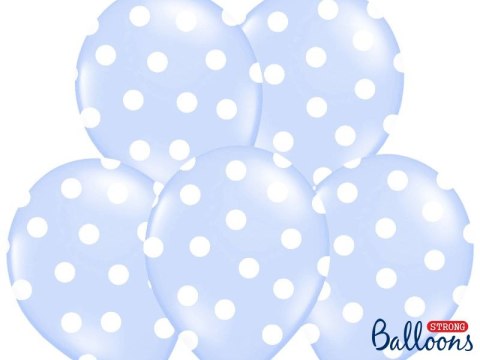 Partydeco Balon gumowy Partydeco Pastel Baby Blue 50 szt niebieski jasny (SB14P-223-011W)