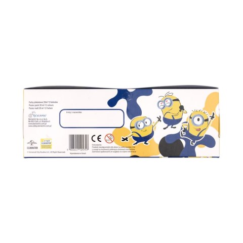 Beniamin Farby akwarelowe Beniamin Minionki 20ml 12 kolor.