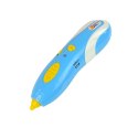 Lean Zestaw kreatywny dla dzieci Długopis 3D Niebieski Drukarka 3D Wkłady Lean (13503)