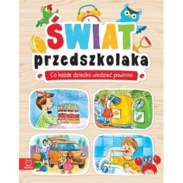 Aksjomat Książeczka edukacyjna Aksjomat Świat przedszkolaka. Co dziecko wiedzieć powinno. Oprawa miękka (2539)