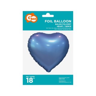 Godan Balon foliowy Godan Serce matowe barwinek 18cal (BS-HMBR)