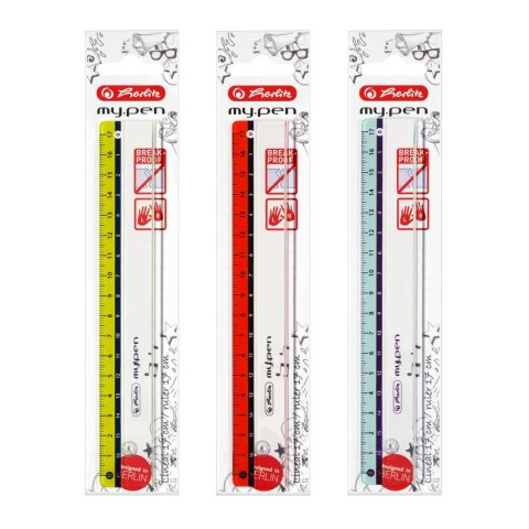 Herlitz Linijka plastikowa Herlitz My Pen 11367984 17cm (300003407)