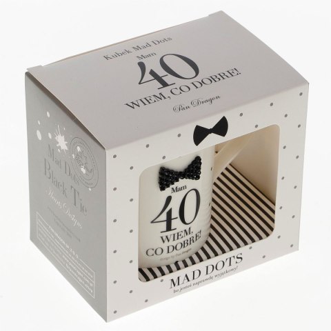 Pan Dragon Kubek wielokrotnego użytku Pan Dragon Mad dots 40-stka