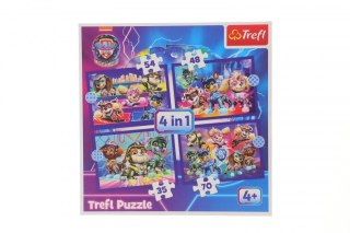 Trefl Puzzle Trefl Paw Patrol 4w1 Bohaterowie na ratunek 4w1 el. (34621)