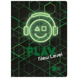 Unipap Teczka kartonowa na gumkę ST.RIGHT PLAY NEW LEVEL A4 mix Unipap